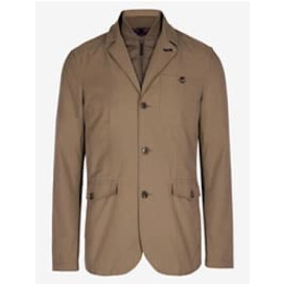 Ted Baker London Men's Chicago Layered Cotton Jacket in Tan 4/L - Picture 1 of 16